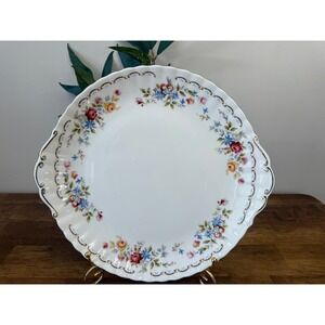 Vintage Royal Albert Jubilee Rose Large Bone China Serving Platter Floral Dish